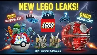 NEW LEGO LEAKS! (2026 Pok&eacute;mon $650 Set, $1000 Death Star, LOTR Minas Tirith, UCS Death Star & MORE)