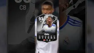 David Alaba card with wheel (EAFC 25 EDITION) 😍🔥 #davidalaba #realmadrid