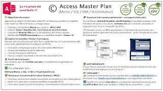 &copy; Access Master Plan (Merise / SQL / VBA / IA G&eacute;n&eacute;rative)