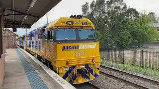 Pacific National NEW C44ESACi 94 Class Trial Run - TT102 & 9403 at Maitland - 25/9/24