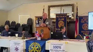 Story of the 384th American Bomb Group in England in WWII at the Glennville, GA Rotary Club 01