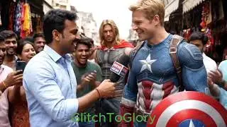 Captain America vs Thor in an Indian Debate 😂 | AI Comedy Vlog (Veo 3 Style)