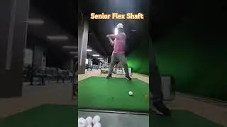 How does it feel to hit with golf Senior Flex Shaft