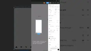 Making a navigation bar with figma auto layout in 25 seconds  #figma #navigationbar #uxuidesign