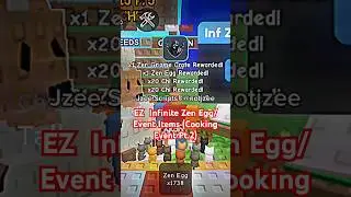 Grow a Garden EZ Infinite Zen Egg/Event Items (Cooking Event Pt.2)