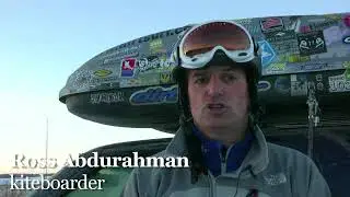 Kiteboarding at Cooking Lake