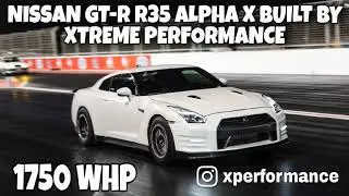 Nissan GT-R Alpha X built by Xtreme Performance @dragy acceleration from 60-190 mph & 100-300 km/h
