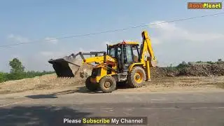 JCB Dozer Loading Stone in Truck | RoadPlanet Dozer Video | Heavy Equipment Action