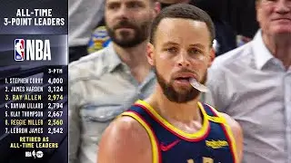 Stephen Curry Drains His 4,000th Three-Pointer | NBA History | Steph Curry