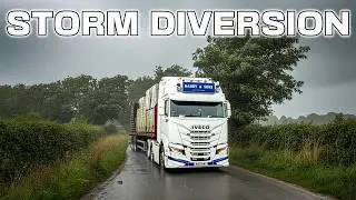 Tight Squeeze! Can We Fit This 44-Tonner Down a Single Track Lane?