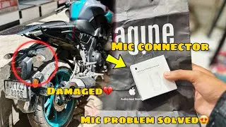 I Phone users mic problem solved😍|| bike indicator damaged💔
