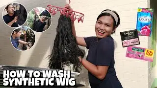 HOW TO WASH SYNTHETIC WIG AT HOME