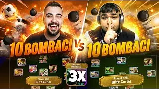 10 BOMBACI vs 10 BOMBACI CEZA SAHASI CHALLENGE! 💣 KAYBEDEN 3 FARKLI BOMBACI SİLER!! 😱