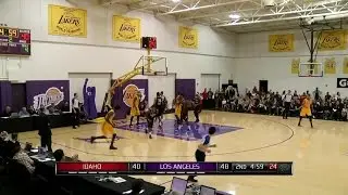 Jamario Moon soars in for the slam!