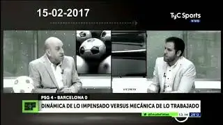 Estudio Futbol 11 Abril 2018 Pagani anticipó el fin de ciclo del Barcelona Derrota con Rom