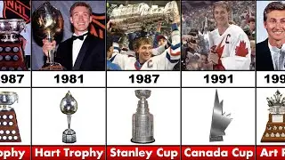 Wayne Gretzky Career All Trophies & Awards&nbsp;| NHL GOAT!