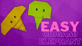 Create a Majestic Origami Elephant Face in Just 5 Minutes!