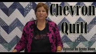 How to make a Chevron Quilt using 10