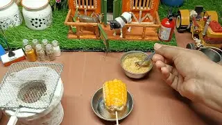 Corn wrap|mini cooking|mini kitchen|mini food @KOSHIBASAKI_OFFICIAL@koshishalltime6951