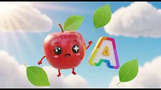 A For Apple Red And Sweet | Popular Nursery Rhyme For Kids | Sing Along With Kids