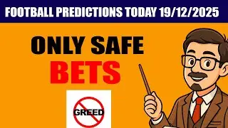 SAFE BET FOOTBALL PREDICTIONS TODAY 19/12/2025SafeBet #footballbetting #bettingtips ⚽💸