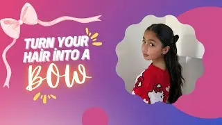 Turn Your Hair Into a Perfect Bow in Seconds &ndash; Easy Kids Hairstyle Tutorial! 🎀