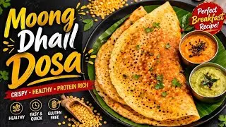 Recipe - 411 | Instant Moong Dhall Dosa | Tamil | High Protein Dosa | Sattunnu Oru Pasipaluppu Dosa