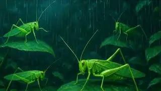 Rain on Anthill &mdash; Jungle Macro Rain ASMR  Nature Ambience
