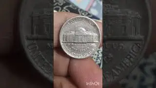 error👉FIVE CENTS 1985p Jefferson AMERICA