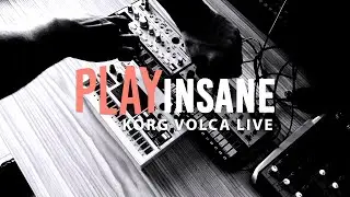 🎹 Korg volca Live Techno Jam  ⇨ #2020 | keys, Bass & Sample - PlayInsane