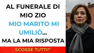 Al funerale di mio zio, mio marito disse ‘Cosa ci fai qui?’ — e mia risposta ha scioccato tutti