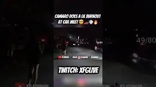 🏎️🔥#xfglive #automobile #shorts #fyp #lit #irl #explorepage #cars #burnout #viral #camaro #carmeet