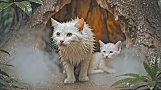 Mama Cat&rsquo;s Brave Jungle Rescue | Emotional AI Cat Story