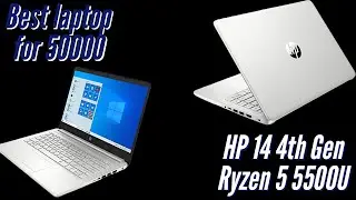 HP 14 4th Gen Ryzen 5 5500U india launched price specs and availability, best laptop around 50000