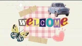 Aesthetic/cute Youtube Introduction Template 💌 Copyright free 🪩 