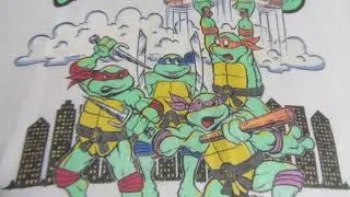 Tmnt Teenage Mutant Ninja Turtles Vintage Airborne Shirt