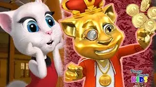 Мой говорящий Том# 9 Игра-мультик Том и его друзья Анджела, Хэнк, Бэн My Talking Tom.