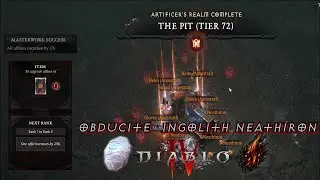 The True Endgame | Masterworking & The Pit | How To Get Obducite, Ingolith & Neathiron