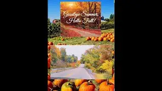 Goodbye Summer Welcome Fall!