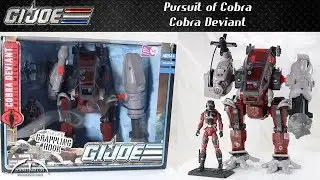Г.И. Джо Преследование Кобры Распаковка и обзор Cobra Deviant