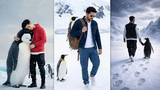 Instagram Trending Penguin Photos Editing Prompts 2026 | Penguin Ke Sath AI Photo Kaise Banaye