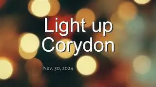 Light up Corydon 2024 #Christmas #christmaslights #lightupcorydon