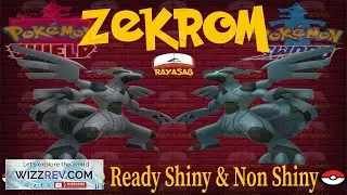 Pokemon Sword & Shield Zekrom Legendary 6IV Battle ReadyShiny & Non