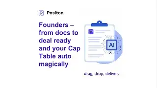 Founders:   From Docs to  Deal Ready with Cap Table Automagically Done