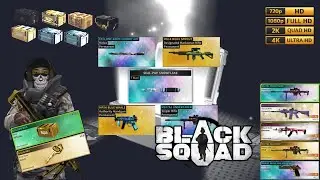 UNBOXING SEMUA KOTAK GACA BANYAK DAPAT PERMANEN ITEM😍 | BLACK SQUAD STEAM