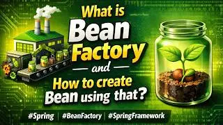 1 - What is Bean Factory and How to create Bean using that? | #Spring #BeanFactory #SpringFramework