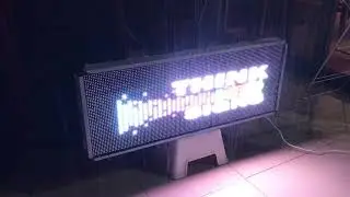 Think LED Signs outdoor P10  960*480 waterproof testing and displaying
