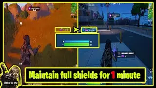 Maintain full shields for 1 minute (1) / Week 11 Challenges / Fortnite Season 6 Chapter 2
