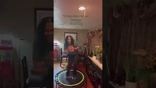 POV: Фитнес на батуте #шорты #вирусное #fyp #фитнес #домашняятренировка
