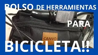como hacer bolso para guardar herramientas para bicicleta!!